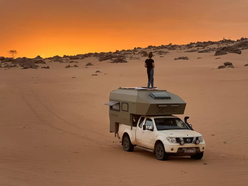Puesta de sol- desierto de Mauritania-ADN-OVERLAND