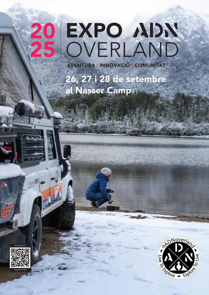 Cartell EXPO ADN OVERLAND 2025 overland bushcraft supervivencia viatge aventura