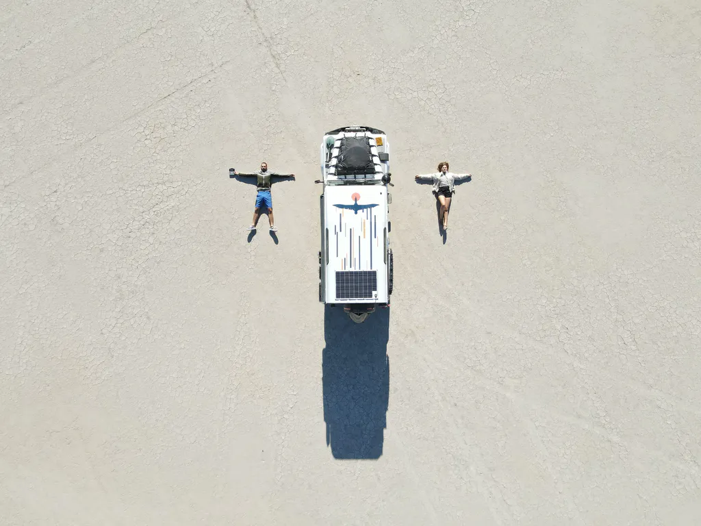 Albo Nick y Matilde desde el aire